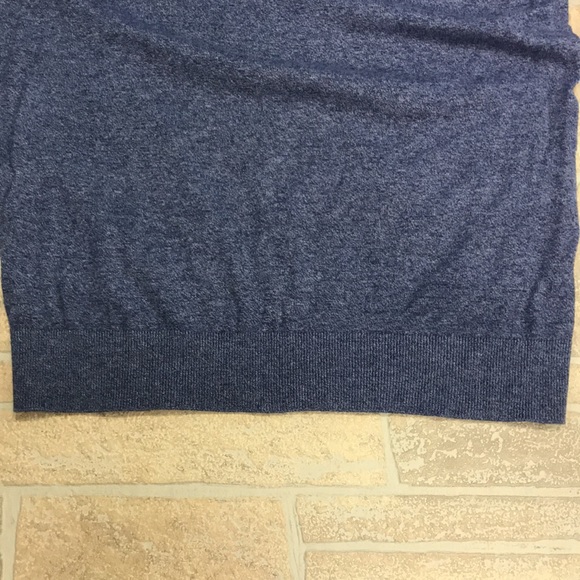 Mens L Croft & Barrow light weight blue sweater - Picture 6 of 6
